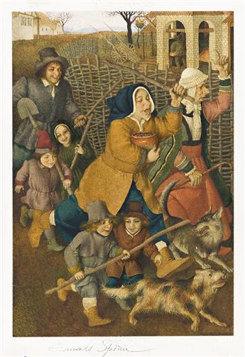 GENNADY SPIRIN (1948 - ) Marissa and the Peasants.